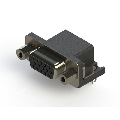 634-015-663-043 by EDAC Inc. - CONNECTOR D-SUB HD RCPT 15P R/A SLDR