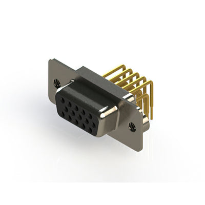 634-M15-263-BN2 by EDAC Inc. - 634M SERIES RIGHT ANGLE D-SUB
