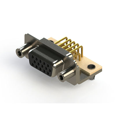 634-M15-263-BT5 by EDAC Inc. - 634M SERIES RIGHT ANGLE D-SUB