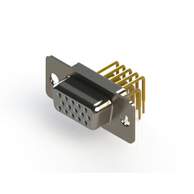 634-M15-263-WT1 by EDAC Inc. - 634M SERIES RIGHT ANGLE D-SUB