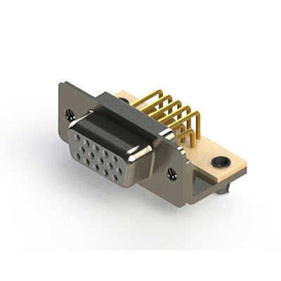 634-M15-263-WT3 by EDAC Inc. - 634M SERIES RIGHT ANGLE D-SUB