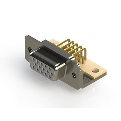 634-M15-263-WT4 by EDAC Inc. - 634M SERIES RIGHT ANGLE D-SUB