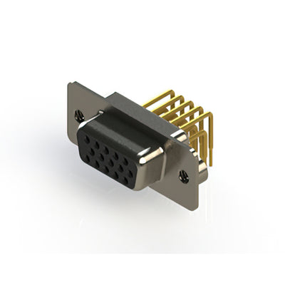 634-M15-663-BN2 by EDAC Inc. - 634M SERIES RIGHT ANGLE D-SUB