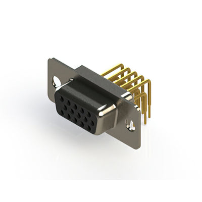 634-M15-663-BT1 by EDAC Inc. - 634M SERIES RIGHT ANGLE D-SUB