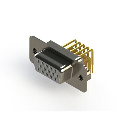 634-M15-663-WN2 by EDAC Inc. - 634M SERIES RIGHT ANGLE D-SUB