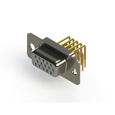 634-M15-663-WT1 by EDAC Inc. - 634M SERIES RIGHT ANGLE D-SUB