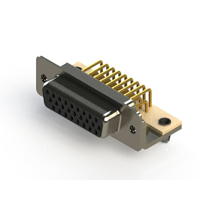 634-M26-263-BN3 by EDAC Inc. - 634M SERIES RIGHT ANGLE D-SUB