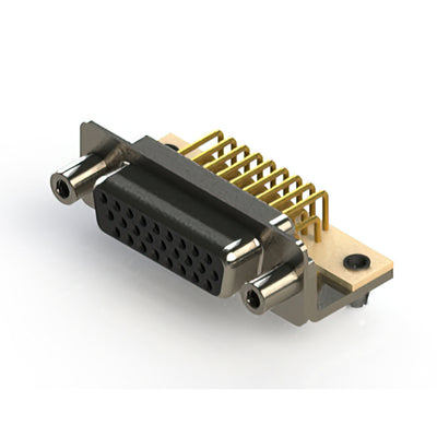 634-M26-263-BT5 by EDAC Inc. - 634M SERIES RIGHT ANGLE D-SUB