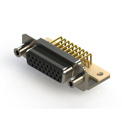 634-M26-663-BT6 by EDAC Inc. - 634M SERIES RIGHT ANGLE D-SUB