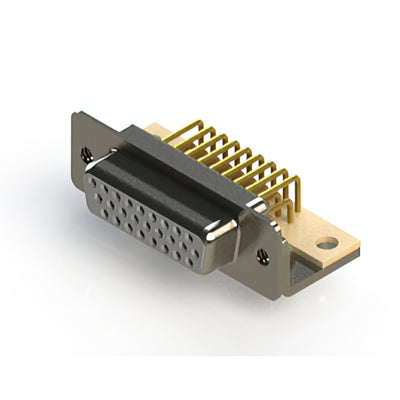634-M26-663-WN4 by EDAC Inc. - 634M SERIES RIGHT ANGLE D-SUB