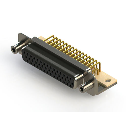 634-M44-263-BT6 by EDAC Inc. - 634M SERIES RIGHT ANGLE D-SUB