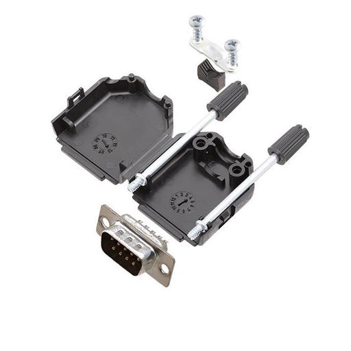 6355-0001-01 by Encitech Connectors AB - D-SUB BACKSHELL, UNSHIELDED, 180