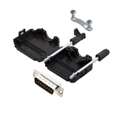 6355-0001-02 by Encitech Connectors AB - D-SUB BACKSHELL, UNSHIELDED, 180
