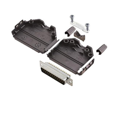 6355-0001-03 by Encitech Connectors AB - D-SUB BACKSHELL, UNSHIELDED, 180