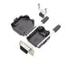 6355-0001-11 by Encitech Connectors AB - D-SUB BACKSHELL, UNSHIELDED, 180