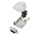 6355-0002-01 by Encitech Connectors AB - D-SUB BACKSHELL, FULL METAL, 180