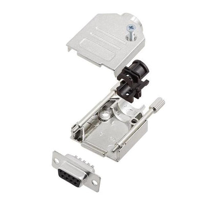 6355-0002-11 by Encitech Connectors AB - D-SUB BACKSHELL, FULL METAL, 180