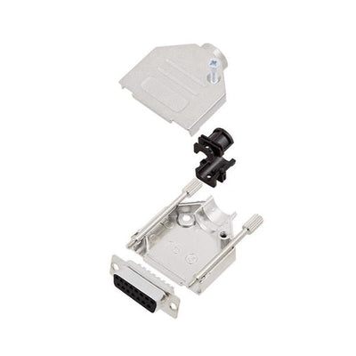 6355-0002-12 by Encitech Connectors AB - D-SUB BACKSHELL, FULL METAL, 180