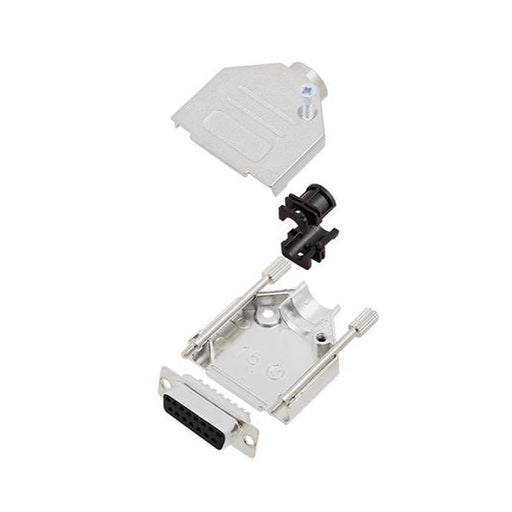 6355-0002-12 by Encitech Connectors AB - D-SUB BACKSHELL, FULL METAL, 180