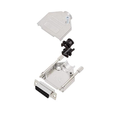 6355-0002-32 by Encitech Connectors AB - D-SUB BACKSHELL, FULL METAL, 180