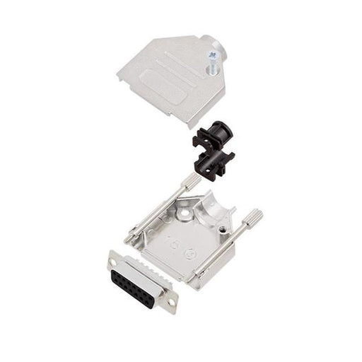6355-0002-32 by Encitech Connectors AB - D-SUB BACKSHELL, FULL METAL, 180