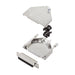 6355-0002-33 by Encitech Connectors AB - D-SUB BACKSHELL, FULL METAL, 180