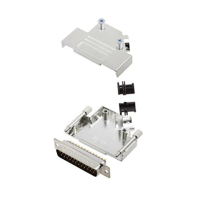 6355-0003-03 by Encitech Connectors AB - D-SUB BACKSHELL, FULL METAL, 45
