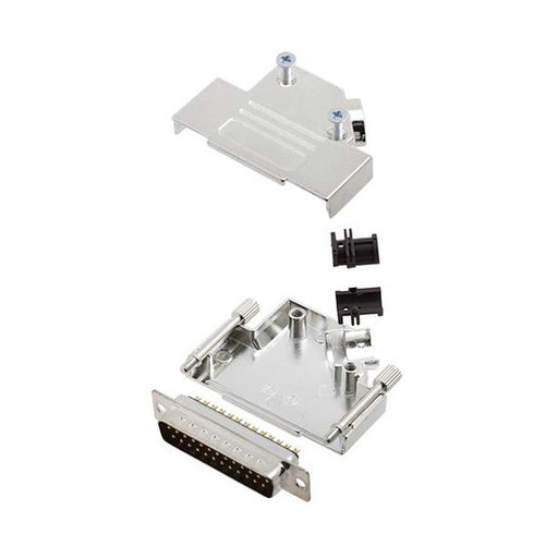 6355-0003-03 by Encitech Connectors AB - D-SUB BACKSHELL, FULL METAL, 45