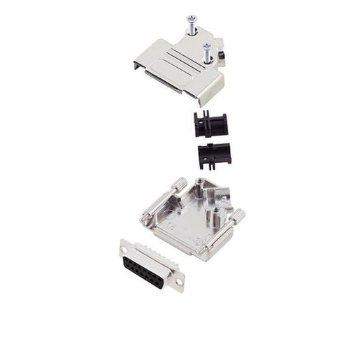 6355-0003-12 by Encitech Connectors AB - D-SUB BACKSHELL, FULL METAL, 45