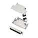 6355-0003-24 by Encitech Connectors AB - D-SUB BACKSHELL, FULL METAL, 45