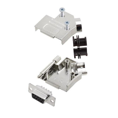 6355-0003-31 by Encitech Connectors AB - D-SUB BACKSHELL, FULL METAL, 45