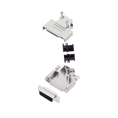 6355-0003-32 by Encitech Connectors AB - D-SUB BACKSHELL, FULL METAL, 45