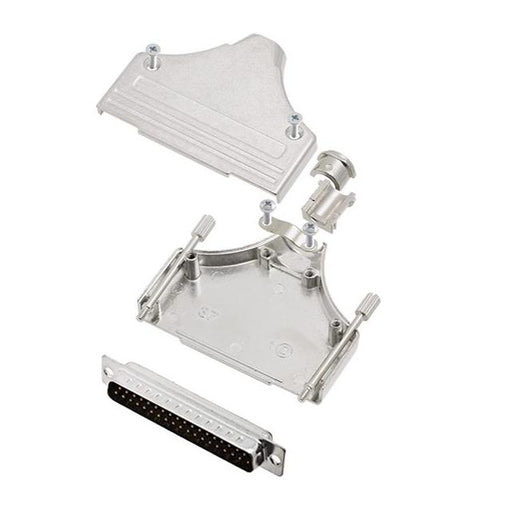 6355-0005-04 by Encitech Connectors AB - D-SUB BACKSHELL, FULL METAL, 180