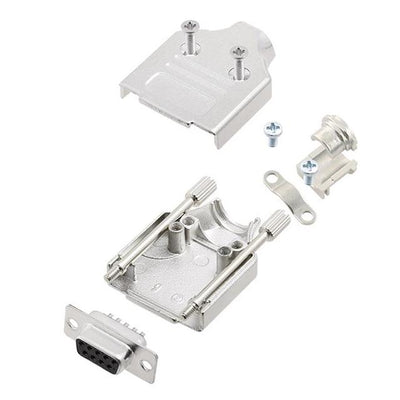 6355-0005-11 by Encitech Connectors AB - D-SUB BACKSHELL, FULL METAL, 180