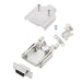 6355-0005-11 by Encitech Connectors AB - D-SUB BACKSHELL, FULL METAL, 180