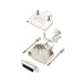 6355-0005-12 by Encitech Connectors AB - D-SUB BACKSHELL, FULL METAL, 180