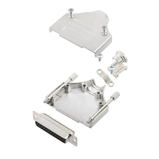 6355-0005-13 by Encitech Connectors AB - D-SUB BACKSHELL, FULL METAL, 180