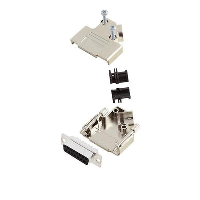 6355-0009-12 by Encitech Connectors AB - D-SUB BACKSHELL, SHIELDED, 45 +