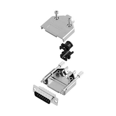 6355-0030-02 by Encitech Connectors AB - D-SUB BACKSHELL, SHIELDED, 180 +