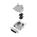 6355-0030-02 by Encitech Connectors AB - D-SUB BACKSHELL, SHIELDED, 180 +