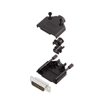 6355-0032-02 by Encitech Connectors AB - D-SUB BACKSHELL, UNSHIELDED, 180