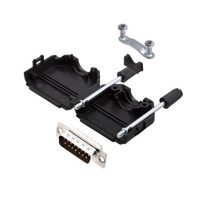 6355-0054-02 by Encitech Connectors AB - D-SUB BACKSHELL, UNSHIELDED, 180