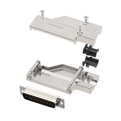 6355-0065-03 by Encitech Connectors AB - D-SUB BACKSHELL, FULL METAL, 90