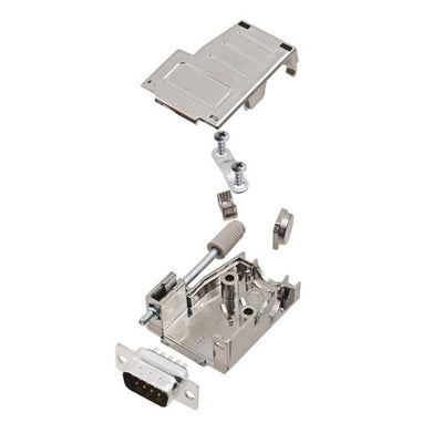 6355-0084-01 by Encitech Connectors AB - D-SUB BACKSHELL, SHIELDED, TOP A