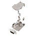 6355-0084-01 by Encitech Connectors AB - D-SUB BACKSHELL, SHIELDED, TOP A