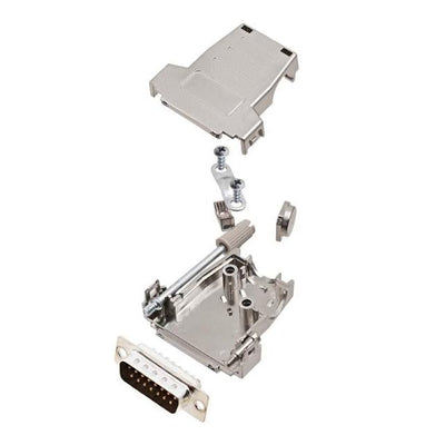 6355-0084-02 by Encitech Connectors AB - D-SUB BACKSHELL, SHIELDED, TOP A