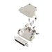 6355-0084-13 by Encitech Connectors AB - D-SUB BACKSHELL, SHIELDED, TOP A