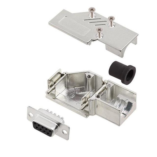 6355-0099-11 by Encitech Connectors AB - D-SUB BACKSHELL, FULL METAL, 90