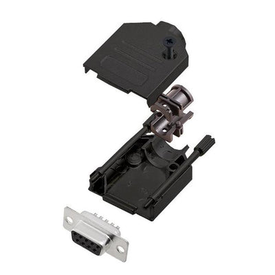 6355-0101-11 by Encitech Connectors AB - D-SUB BACKSHELL, FULL METAL, 180
