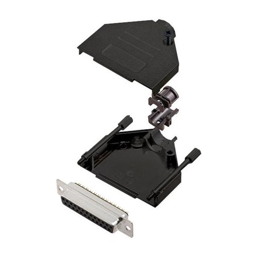 6355-0101-13 by Encitech Connectors AB - D-SUB BACKSHELL, FULL METAL, 180